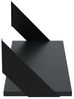 AKKE Wandregal, Hängeregal FLAT modern mit schwarzen Befestigungen 2mm PVC LOFT Bild 2