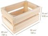 Creative Deco Holzkiste 3x Weinkisten Set Obstkiste Holz (3 Kisten) Bild 3