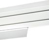 Bestlivings 1-3 Läufige Vorhangschiene mit Innenlauf aus Kunststoff und Kunststoff Blende Weiß 90cm 2-läufig Bild 4