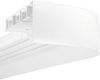 Bestlivings 1-3 Läufige Vorhangschiene mit Innenlauf aus Kunststoff und Kunststoff Blende Weiß 90cm 2-läufig Bild 2