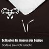 Soifox Bettwäsche 200x200 Braun Weich Bügelfrei Knitterfrei 2er Set Bild 5