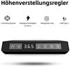 HOMAVO höhenverstellbares Tischgestell, geeignet für Tischplatten mit einer Breite von 50–70 cm, schwarz, Höhen-Speicherfunktion Bild 3