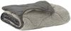 vidaXL Sommerdecke Hellgrau 155 x 200 cm Mikrofaser und Teddy-Fleece 42026171 Bild 2