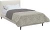 vidaXL Sommerdecke Hellgrau 155 x 200 cm Mikrofaser und Teddy-Fleece 42026171 Bild 3