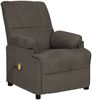 vidaXL Massagesessel Dunkelgrau Mikrofasergewebe 340197 Bild 1