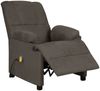 vidaXL Massagesessel Dunkelgrau Mikrofasergewebe 340197 Bild 3