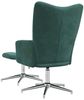 vidaXL Relaxsessel mit Hocker Dunkelgrün Samt [328130] Bild 5
