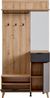 Carryhome 'NORDIC' Garderoben-Set, Holznachbildung Graphit, 103 x 202 x 40 cm, mit Spiegel und Schublade Bild 5