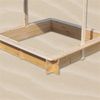 Feel2Home Sandkasten, Fichtenholz natur / blau, 120 x 120 x 120 cm Bild 3
