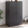 vidaXL Sideboard Schwarz 67x39x107 cm Stahl 841661 Bild 1