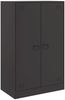 vidaXL Sideboard Schwarz 67x39x107 cm Stahl 841661 Bild 2