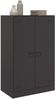 vidaXL Sideboard Schwarz 67x39x107 cm Stahl 841661 Bild 5