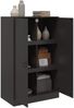 vidaXL Sideboard Schwarz 67x39x107 cm Stahl 841661 Bild 4