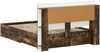 vidaXL Bettgestell mit Stauraum Geräucherte Eiche 150 x 200 cm 3433881 Bild 5