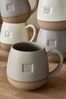 Next Becher Becher mit reaktiver Glasur, Alphabet, 1-tlg, Steingut Bild 2