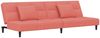 vidaXL Schlafsofa 2-Sitzer mit 2 Kissen Rosa Samt 375810 Bild 2