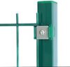 HOME DELUXE Pfosten für Doppelstabmattenzaun MORATA - 1500 mm Grün Bild 4