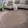 TT Home Teppich Diele, Esszimmer, Flur, Schlafzimmer, Wohnzimmer, Rechteckig, Höhe: 14 mm, Wohnzimmer Kurzflor Einfarbig Modernes Design Waschbar Bild 2