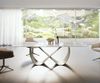 Esstisch Edge Boot 270x120 cm Keramik Iris FMG Onice Grigio Infinity Metall Effektfinish Titan Bild 2