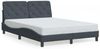 vidaXL Bettgestell ohne Matratze Dunkelgrau 140x200 cm Samt 3207924 Bild 2