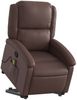 vidaXL Massagesessel mit Aufstehhilfe Braun Kunstleder 3204235 Bild 3