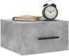 vidaXL Wand-Nachttisch Betongrau 35x35x20 cm 829876 Bild 3