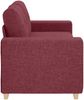 vidaXL Loveseat-Sofa Weinrot 180x77x82 cm Stoff 4105081 Bild 5