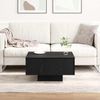 vidaXL Couchtisch Schwarz Eichen-Optik 60 x 60 x 31,5 cm Holzwerkstoff 862626 Bild 4