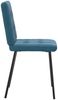 vidaXL Esszimmerstühle 4 Stk. Blau Samt 3315167 Bild 5