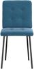 vidaXL Esszimmerstühle 4 Stk. Blau Samt 3315167 Bild 4