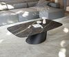 Couchtisch Edge Boot 140x80 cm Keramik Laminam® Noir Desir Braun Conis Metall Schwarz Bild 2