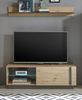 Wandboard Louna in Eiche Artisan und Graphit grau 138 cm Bild 3