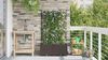 vidaXL Garten-Pflanzgefäß 2 pcs Braun 80 x 40 x 142 cm Kunststoff 42002828 Bild 4