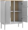 vidaXL Sideboard FLORO Weiß 70 x 30 x 70,5 cm Massivholz Kiefer 42011248 Bild 5