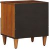vidaXL Nachttisch Braun 40 x 33 x 46 cm Massivholz Mango 4018230 Bild 5