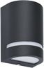 vidaXL Außenwandleuchten 2 Stk. 35 W Schwarz Halbrund 45648 Bild 3