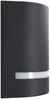 vidaXL Außenwandleuchten 2 Stk. 35 W Schwarz Halbrund 45648 Bild 4