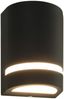vidaXL Außenwandleuchten 2 Stk. 35 W Schwarz Halbrund 45648 Bild 2