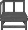 vidaXL Garten-Ecksofa Grau Massivholz Kiefer 825368 Bild 3