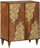 vidaXL Badezimmerschrank-Set mit Schubladen 3 pcs Honigbraun und Gold 3310146 Bild 3