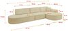 ALTDECOR Ecksofa MARI-L2, Sofa Praktische Bequeme Funktionsecke Couch L-Form Eckcouch, Corner Sofa L-Form Vielseitige Sofa Wohnlandschaft Wohnzimmer Bild 3