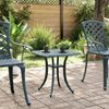 vidaXL Gartentisch Grün 53x53x53 cm Aluminiumguss 4002818 Bild 3