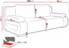 Schlafsofa Emma Cord (Farbe: Poso 05 + Kronos 05) Bild 5