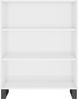 vidaXL Regalschrank Hochglanz-Weiß 69,5x32,5x90 cm Holzwerkstoff 828390 Bild 4
