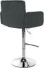 CLP 2er Set Barhocker Los Angeles Samtbezug höhenverstellbar drehbar bis 150 kg,dunkelgrau chrom Bild 3