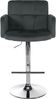 CLP 2er Set Barhocker Los Angeles Samtbezug höhenverstellbar drehbar bis 150 kg,dunkelgrau chrom Bild 2