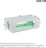 Couchtisch 100 x 50 x 35 cm mit LED-App-Steuerung, Kabelmanagement, MDF in Weiß Hochglanz Bild 5