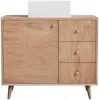 Vente-unique - ZARENO Waschbeckenmöbel Holz, Platte Beige - B 50 cm x H 80,5 cm x L 93 cm Bild 2