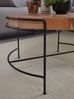 Couchtisch 62 x 40 x 62 cm Sofatisch Akazie Massivholz / Metall Bild 5