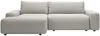 Vente-unique - DAVISO Sofa Stoff Grau - B 162 cm x H 87 cm x L 264 cm Bild 2